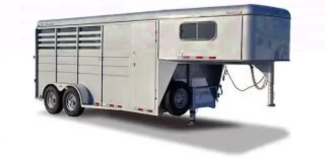 Charcoal 4 Horse Steel Trailer