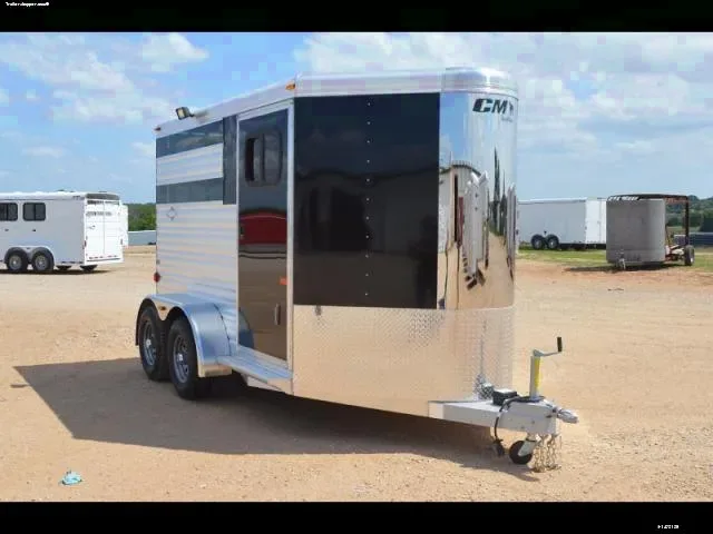 2H All Aluminum Black with 3500lb Axles-Single Rear Door