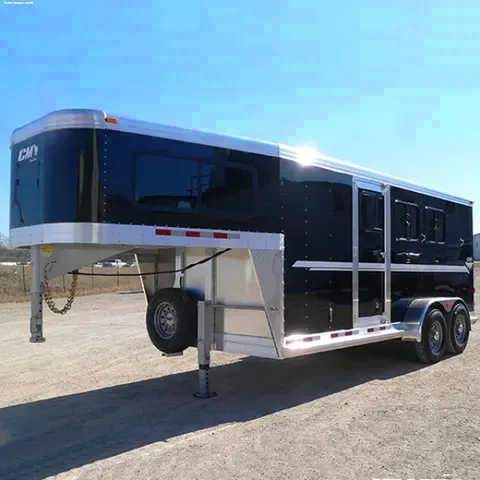 Black 3H All Aluminum GN - Rear Tack & Ramp