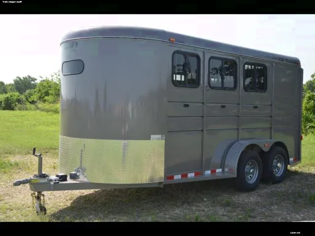 3 HORSE ARIZONA BEIGE SLANT LOAD: 2-3500LB AXLES