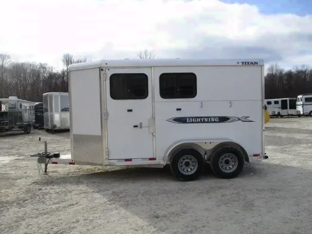2 Horse Bumper Pull All Aluminum