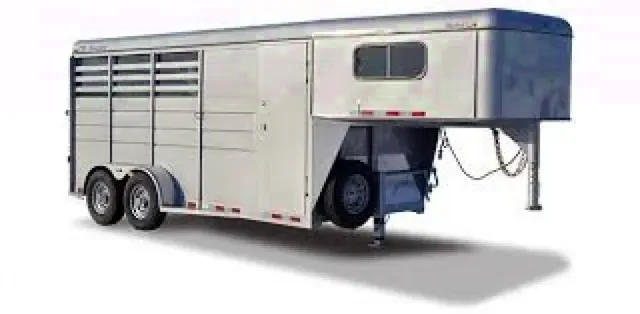 Grey 4 H Gooseneck Trailer