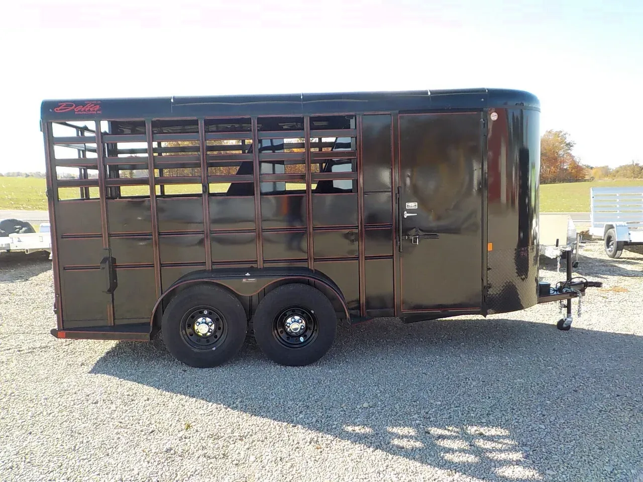 11699 - 2026 Delta 500 COMBO 3-HORSE SLANT STOCK COMBO Horse Trailer