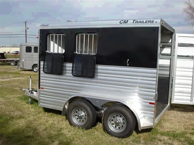 2 Horse Bumper Pull   All Aluminum Trailer