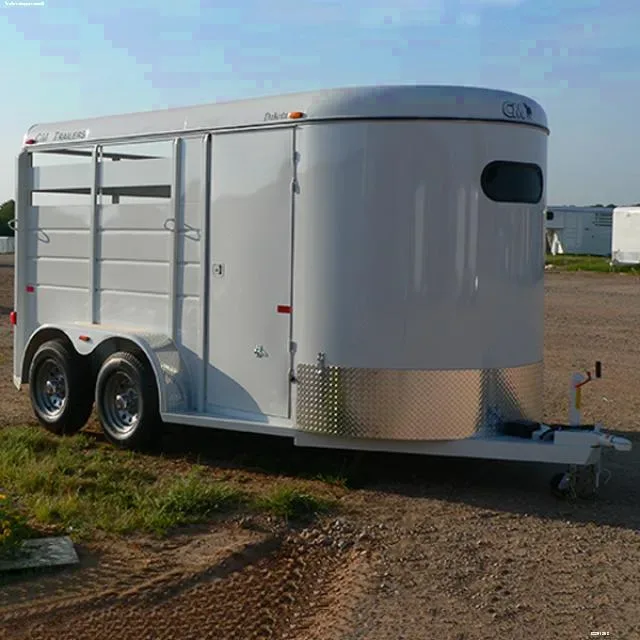 2 Horse Trailer BP - Drop Feed Doors
