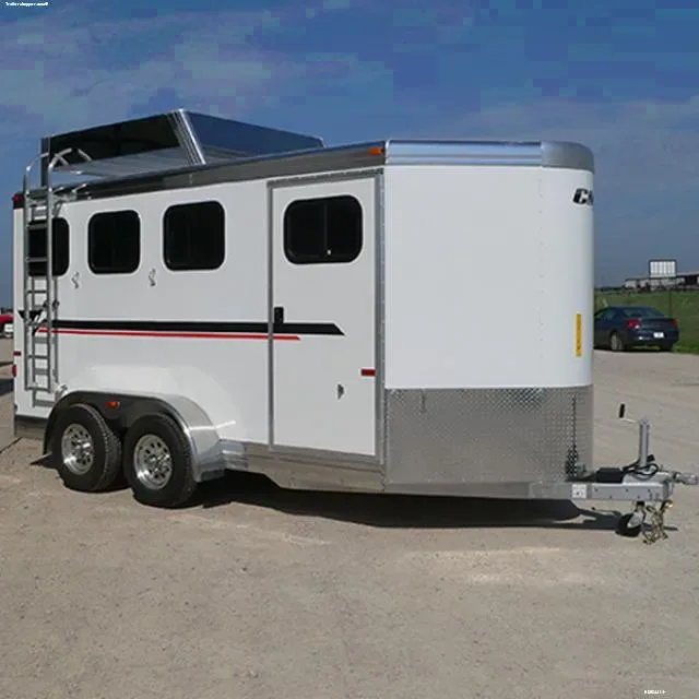 3 Horse Aluminum BP w/ Hay Rack