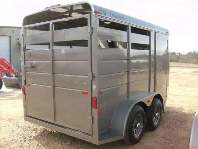 2 HORSE SLANT LOAD STEEL TRAILER