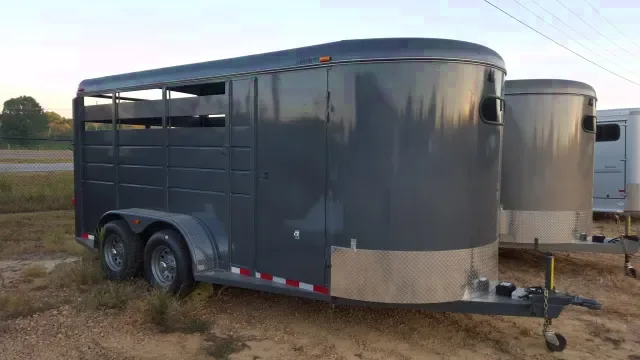 CHARCOAL 3 HORSE BP TRAILER