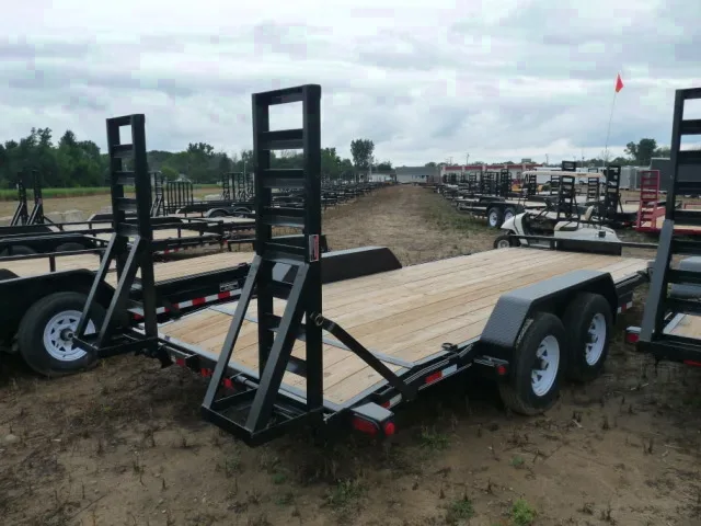 18ft Open Equipment Trailer