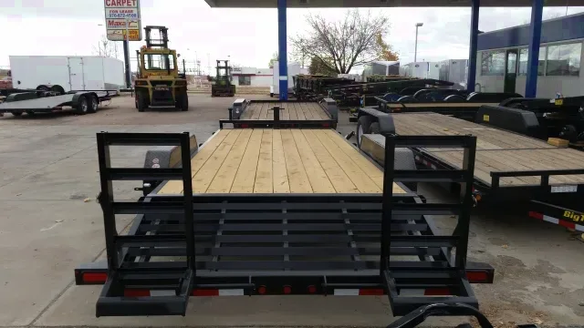 20ft  Equipment Trailer 7K Axles w/Electric Brakes