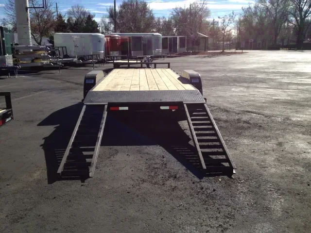 Bumper Pull 20ft Flatbed Jobsite Trailer