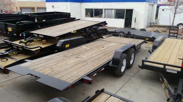 22ft (16+6) Tilt Bed Trailer
