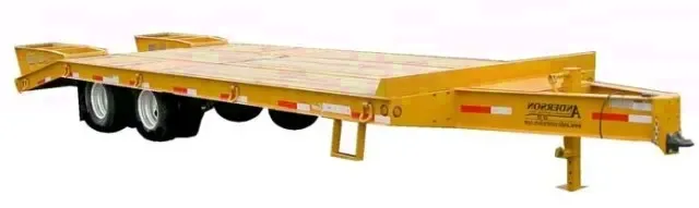 30FT DECKOVER EQUIPMENT TRAILER W/SPARE TIRE MOUNT