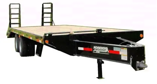 30FT BLACK STEEL FRAME WITH PINTLE HITCH
