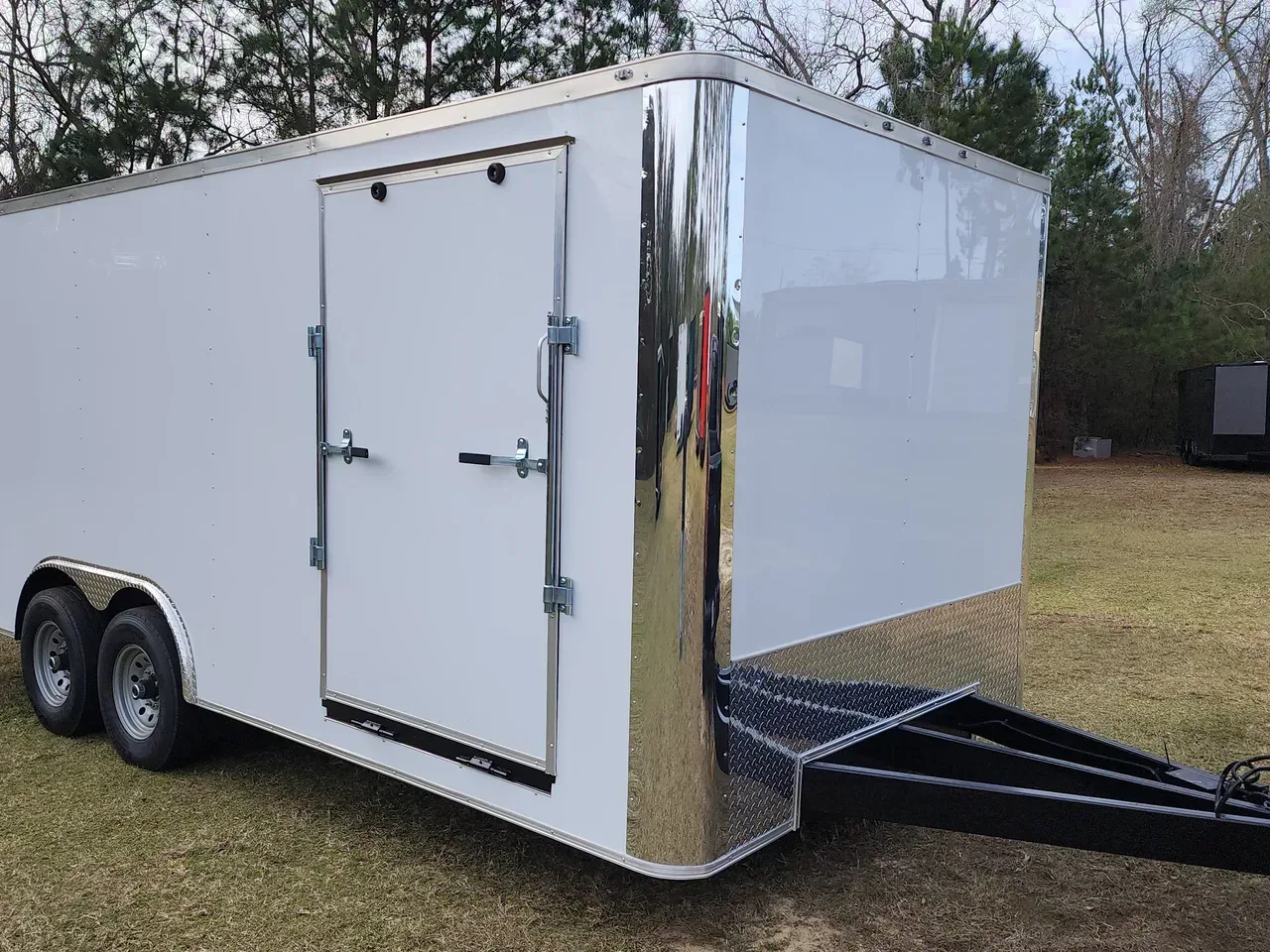 8.5x20 Work Trailer Heavy Duty 7000# Axles Dual Ramps SALE