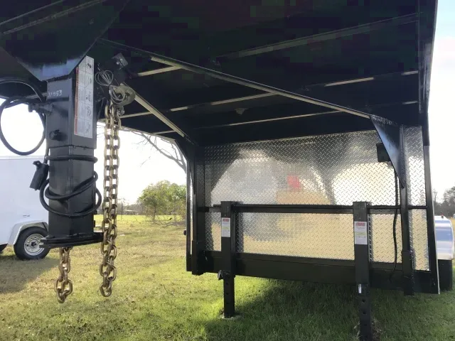 24ft Gooseneck Cargo Trailer w/Double Rear Doors