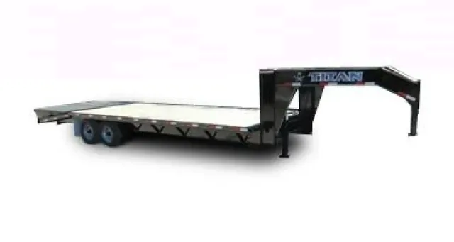 20+5ft Deckover JobSite Trailer w/2-7000lb Axles