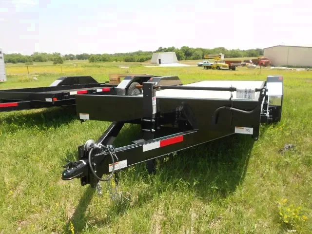 16ft Gravity Tilt JS Trailer with Stationary Platform