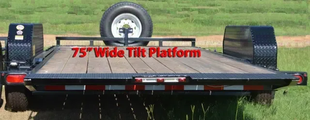 20FT Full Tilt Bed Equipment - Wood Deck