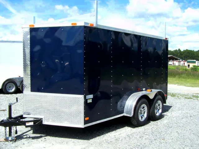 12ft TA Contractor's Trailer-Indigo Blue