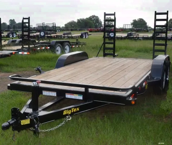 Black 20ft Bumper Pull Equipment Trailer