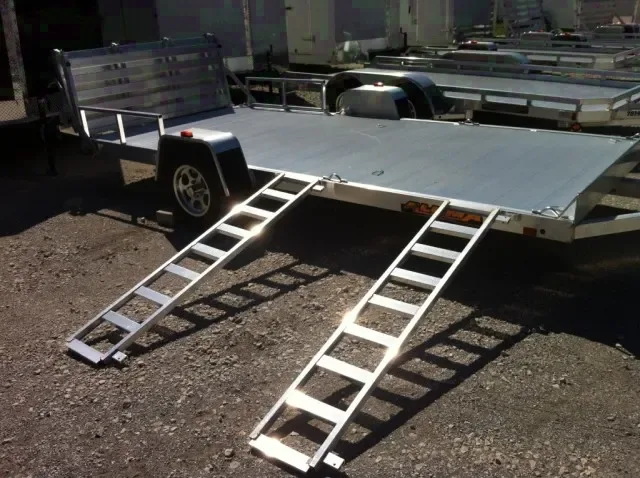 16ft  MULTI USE JOBSITE TRAILER-ALL ALUMINUM