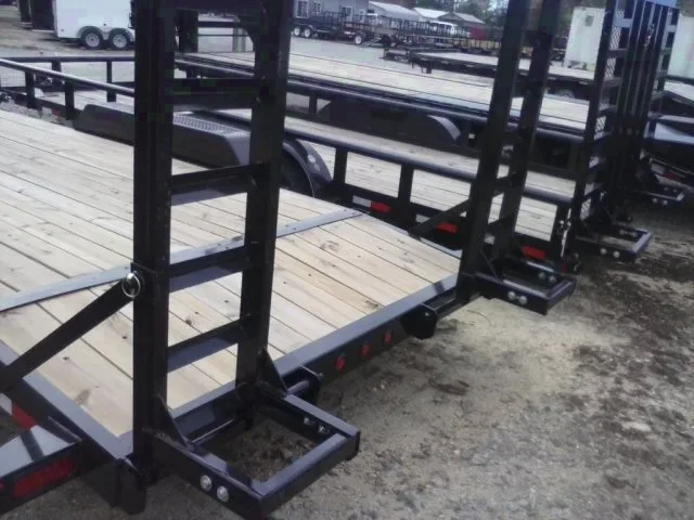 20ft Steel Frame w/Wood Deck JobSite Trailer