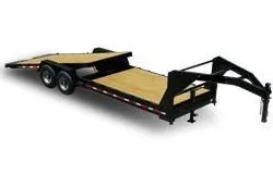 24ft Jobsite Trailer-Tilt Gooseneck