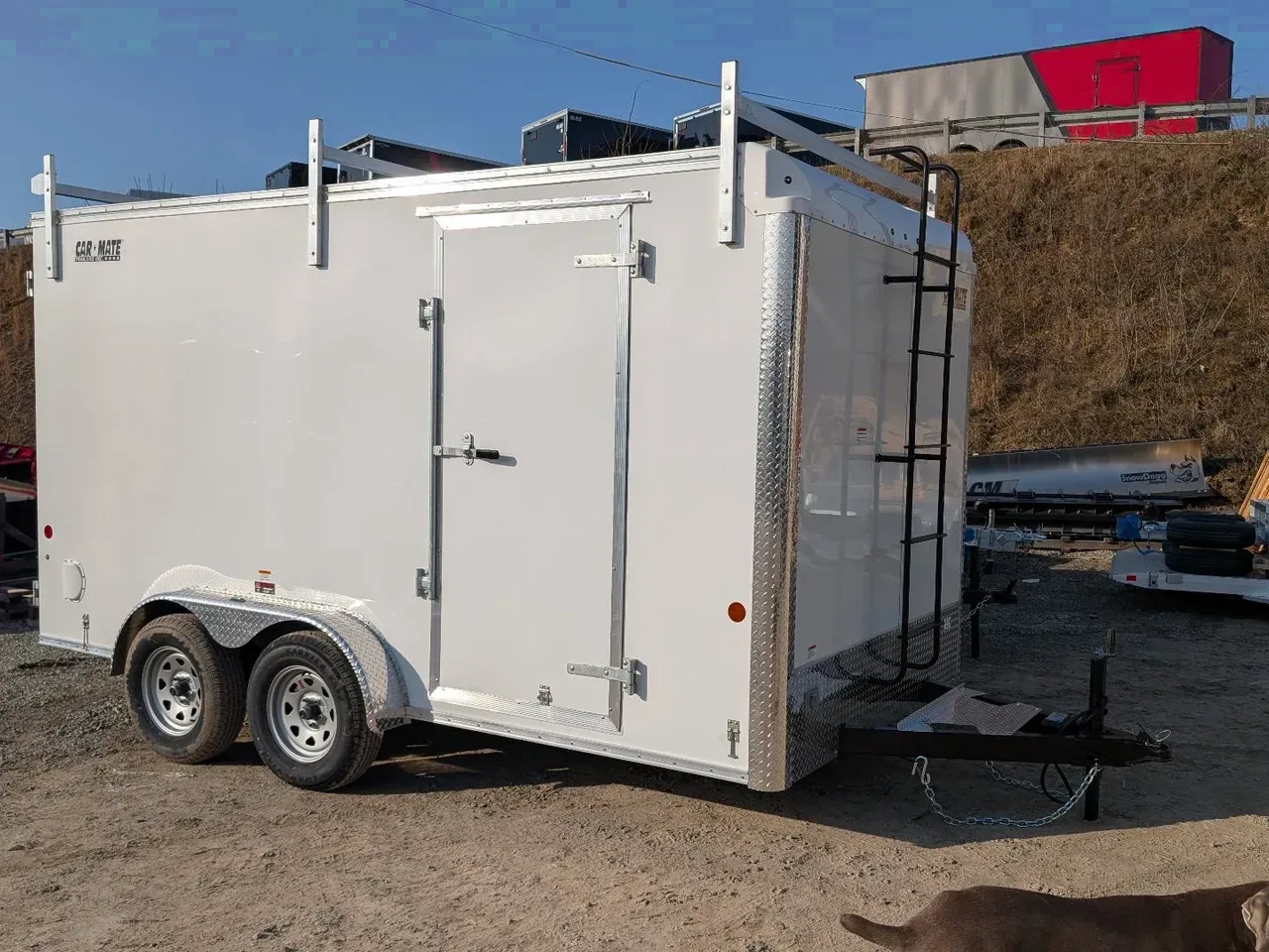 2026 Car Mate 7x16 HD Contractor Trailer w/ Barn Doors