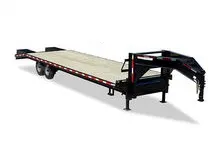 Gooseneck 30ft (25+5) Flatbed Equipment Trailer