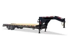 35ft (30+5) Gooseneck  Deckover JobSite Equipment Trailer