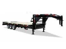 40FT TRIPLE 8000LB AXLE JOBSITE TRAILER