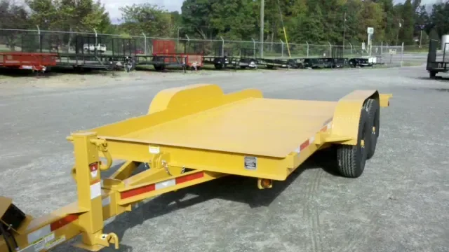 16FT LOW PROFILE TILT BED TRAILER