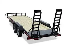 18+2ft Bumper Pull Flatdeck Lowboy Equipment