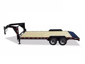 20FT LOW PROFILE FLATBED JOBSITE TRAILER