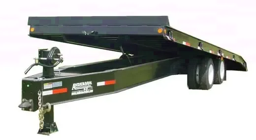 28FT PINTLE HITCH TILT BED TRAILER