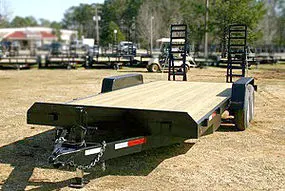 20FT Equipment Trailer w/Stand up Ramps