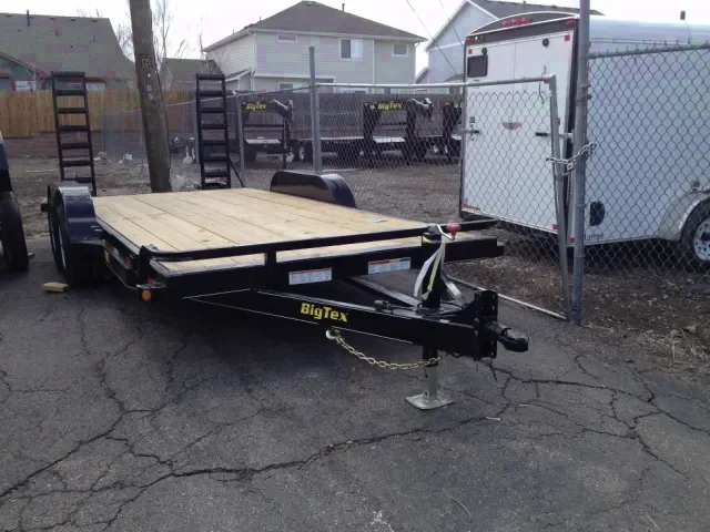 22ft Tandem Axle Jobsite Trailer-Tilt