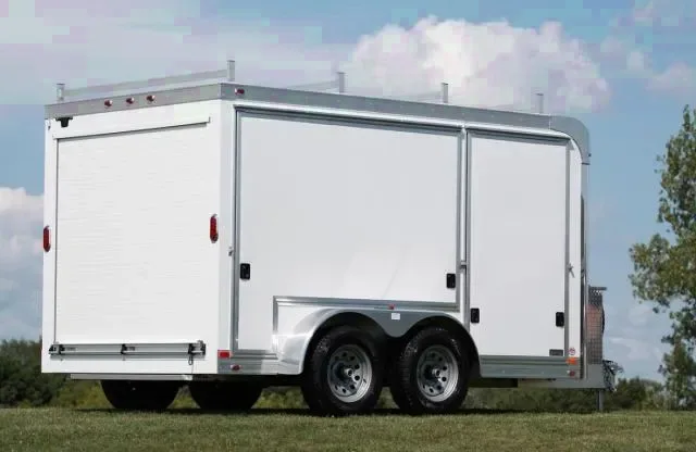 14ft JobSite Trailer w/Rear Ramp Door