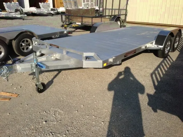 20ft Car/ Equipment Trailer Silver
