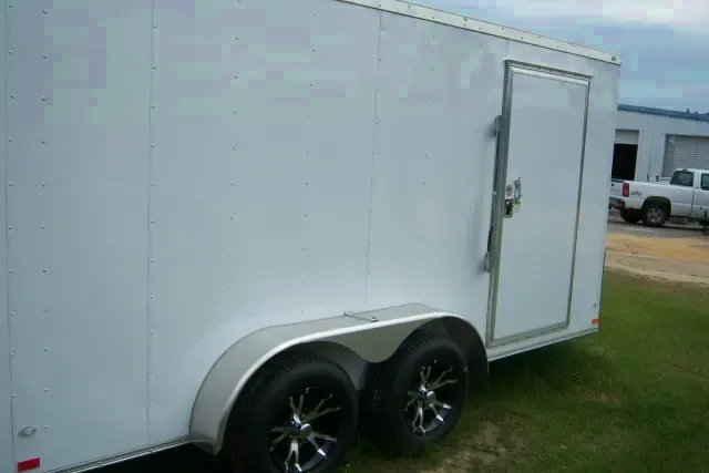 16FT TA V-nose Jobsite Enclosed Trailer
