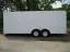 24ft TA  Jobsite Trailer White with V-Nose