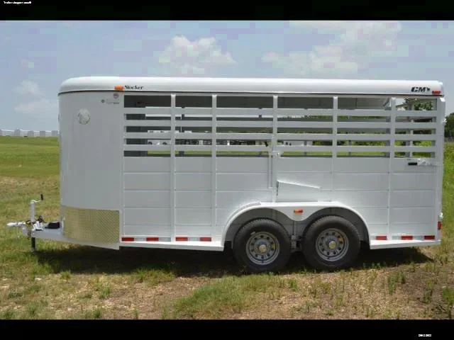 16ft Livestock Trailer Steel Bumper Pull