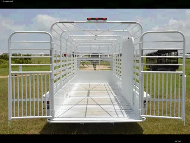 20ft Steel Slat Livestock Trailer
