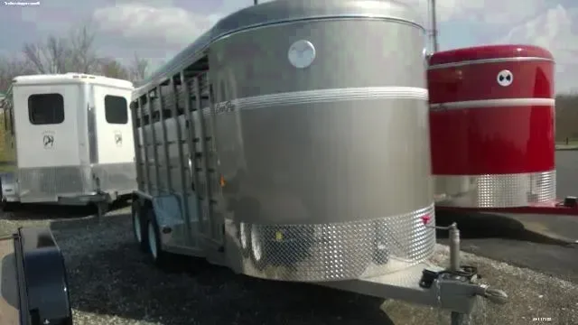 Pewter steel 16ft LiveStock Trailer