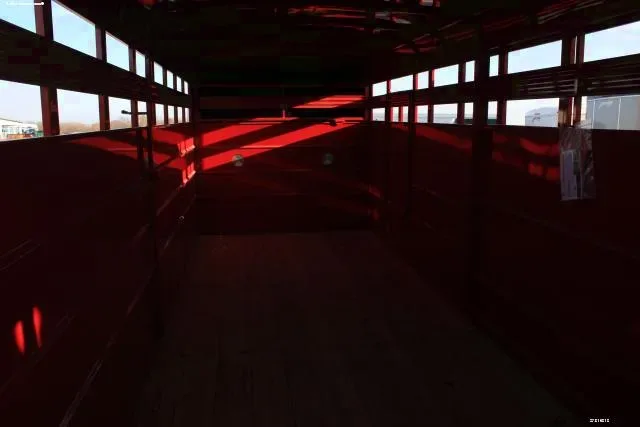 20ft Red Steel - Gooseneck