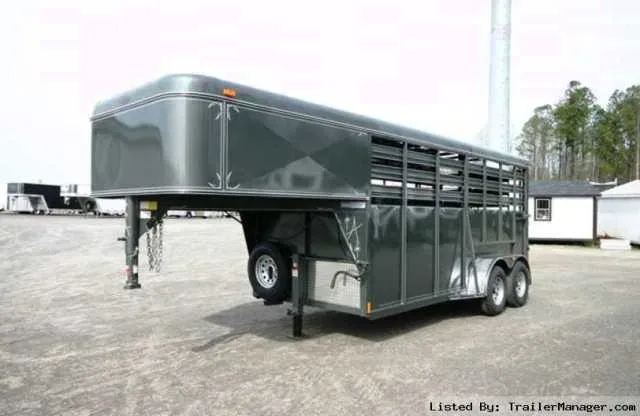 16 FT GN STOCK TRAILER W/7 FOOT INTERIOR