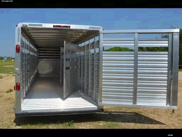 24ft Aluminum Stock Gooseneck Trailer