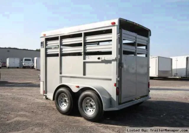 12FT BUMPER PULL LIVESTOCK TRAILER
