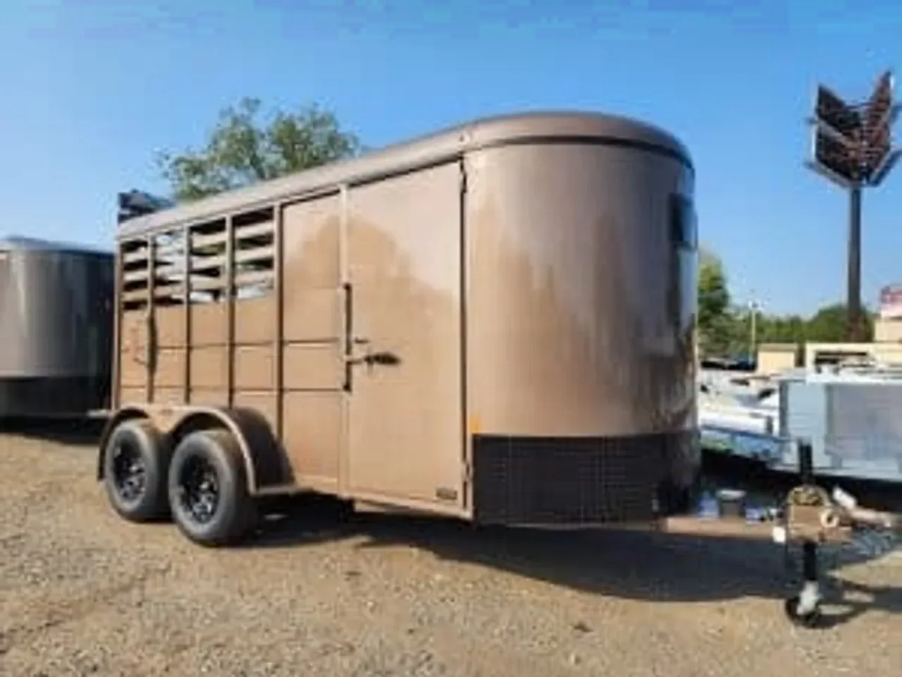 Livestock/Horse Trailer 2026 6X14 Delta Trailers 500 COMBO livestock Horse Trailer -AGLS614-072578 6 ft. x14 ft.